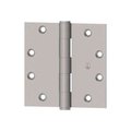 Hager Companies 1279 Full Mortise, Five Knuckle, Plain Bearing, Standard Weight Hinge 4.5" X 4.5" Us26d 127900045004526D0001